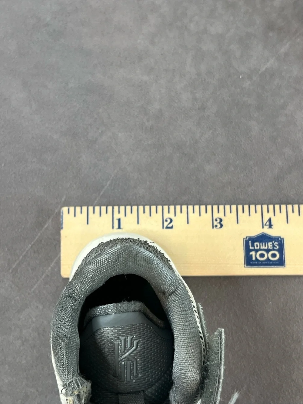 Nike Kids Gray and Black Mesh Sneakers with Hippo Strap